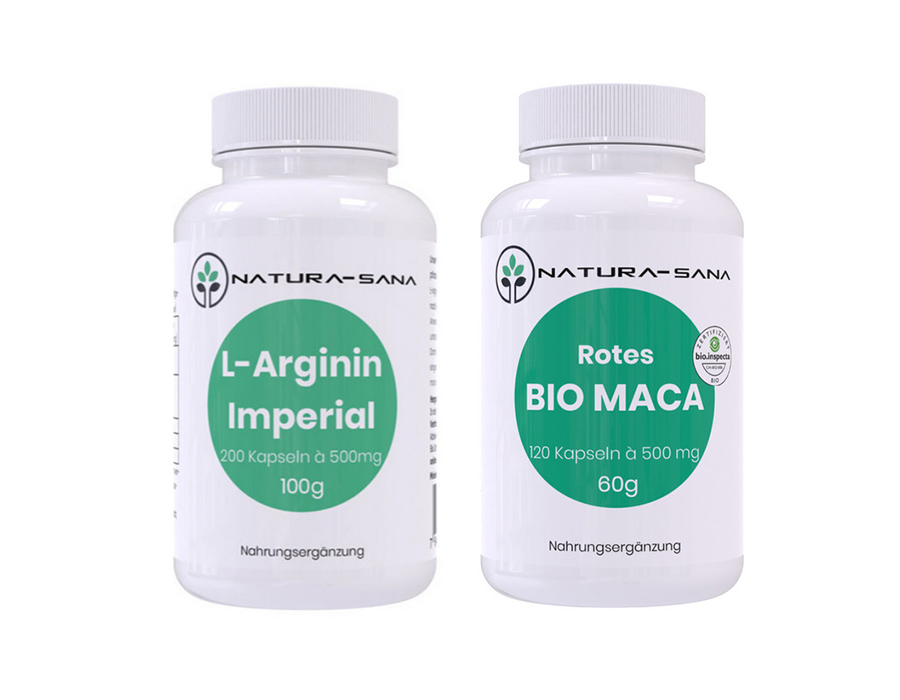 SET L-Arginin V9120 & Bio Maca Rot V9322