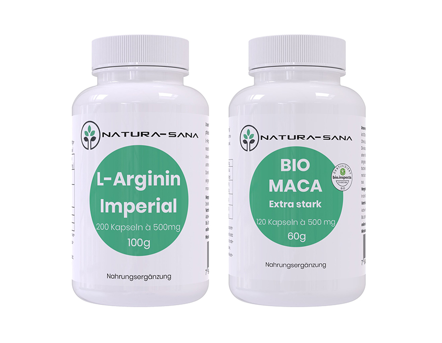 SET L-Arginin (V9120) & Bio Maca Extra Stark