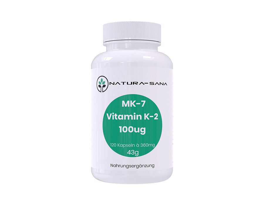 Vitamin K2  (MK-7) / 120 Kapseln / 43gr